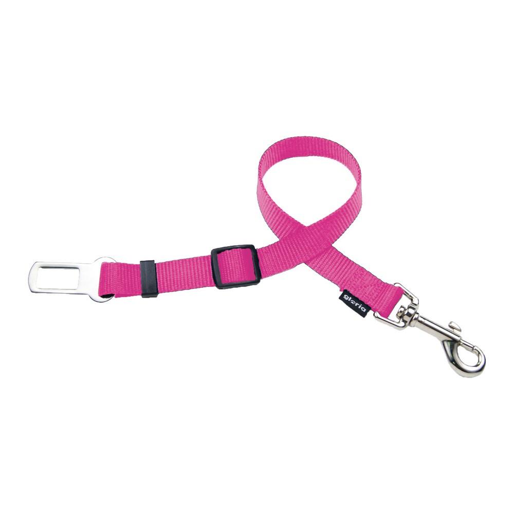 Gloria Sikkerhedssele Hitch til hund - Pink (2 × 28-45 cm)