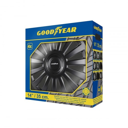 Hjulkapsler 14" Goodyear Melbourne - sort