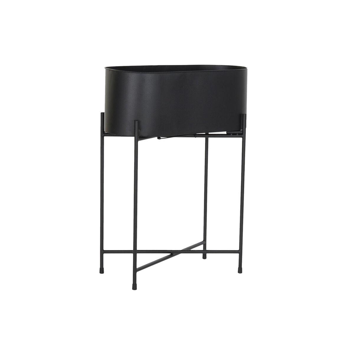 Urtepotte Sort Metal (49 x 21,5 x 65 cm)