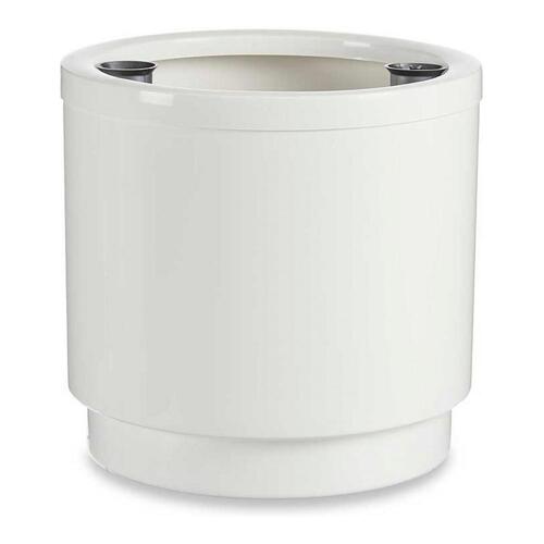 Selvvandende pot Hvid polypropylen (32 x 30,5 x 32 cm)