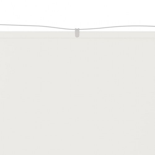 Lodret markise 60x1200 cm oxfordstof hvid