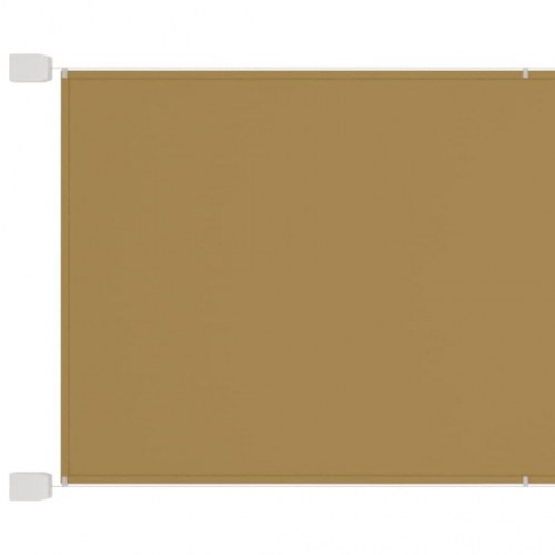 Lodret markise 140x800 cm oxfordstof beige
