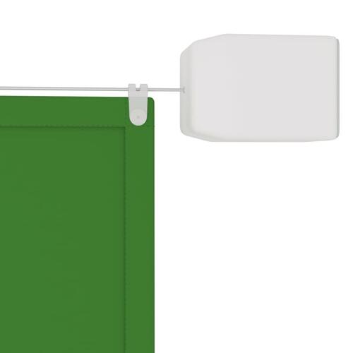 Lodret markise 100x420 cm oxfordstof lysegrøn