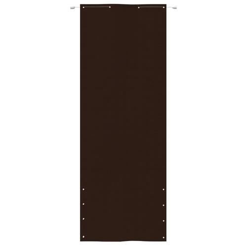 Altanafskærmning 80x240 cm oxfordstof brun