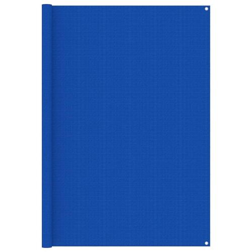 Telttæppe 200x400 cm HDPE blå