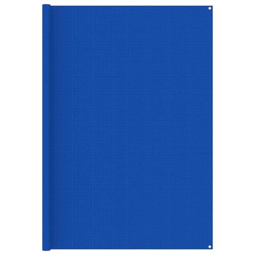 Telttæppe 250x200 cm HDPE blå