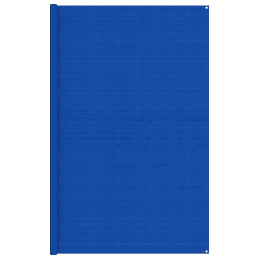 Telttæppe 300x600 cm HDPE blå