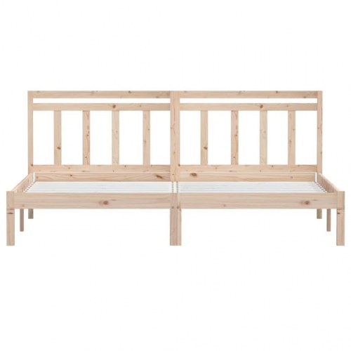 Sengeramme 160 x 200 cm i massivt fyrretræ