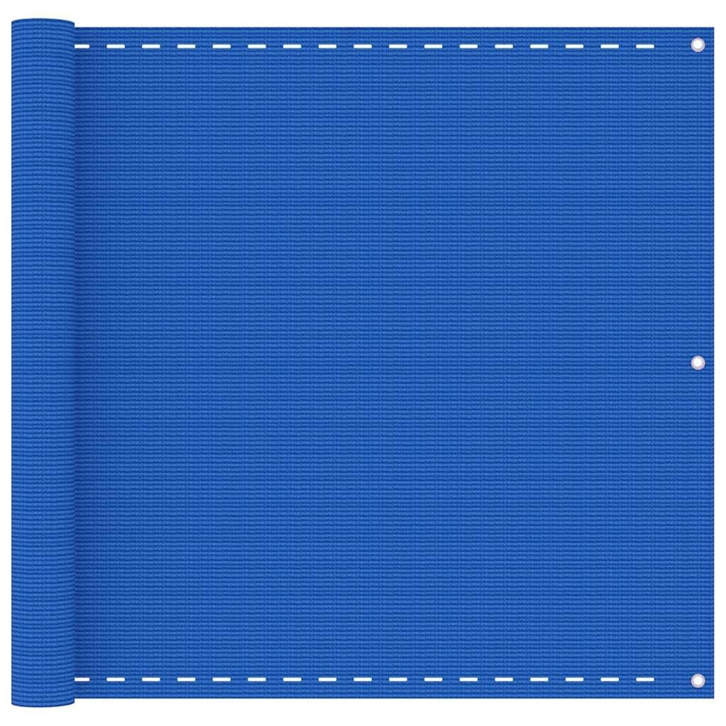 Altanafskærmning 90x400 cm HDPE blå