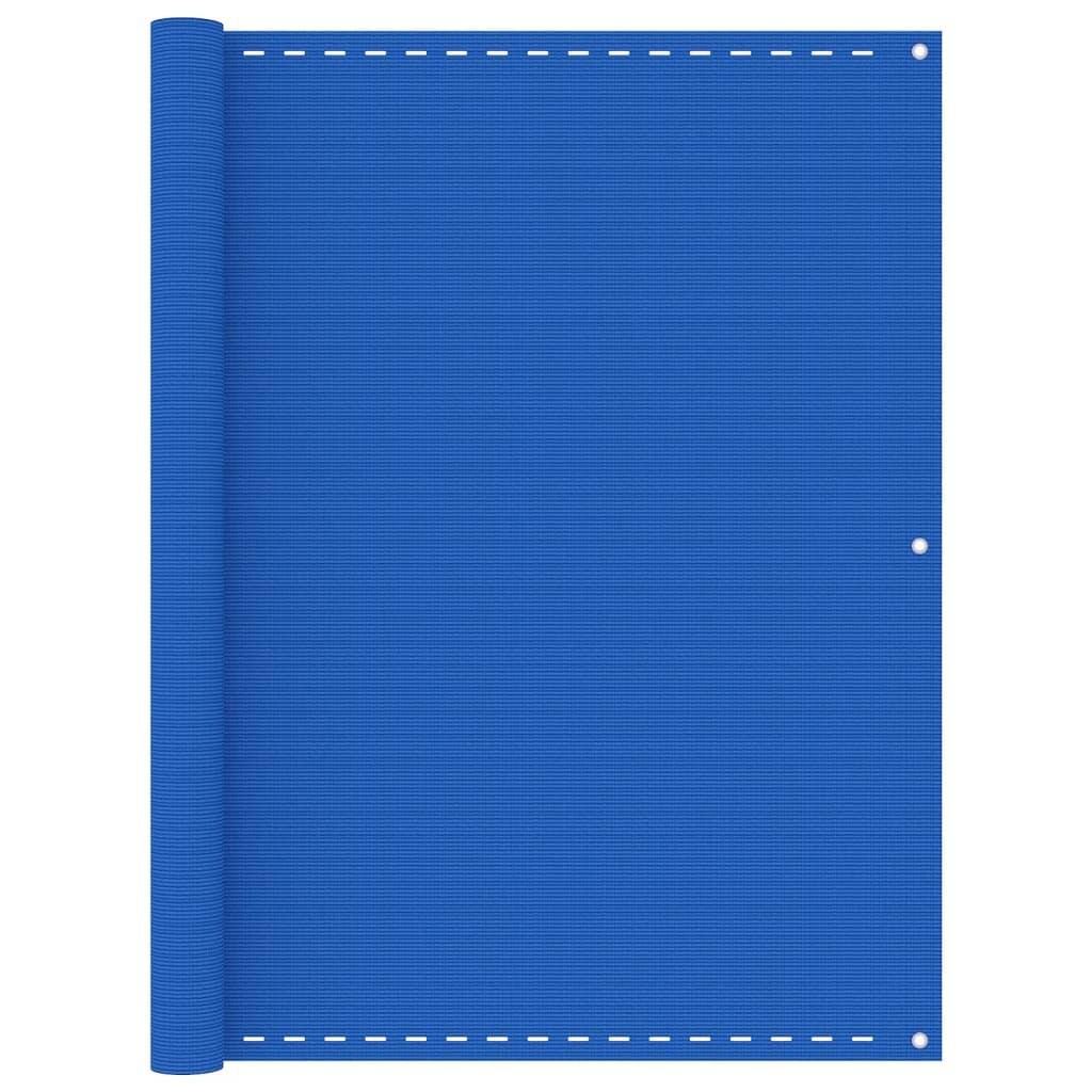Altanafskærmning 120x500 cm HDPE blå