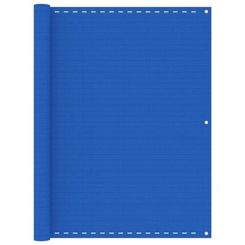 Altanafskærmning 120x600 cm HDPE blå