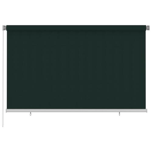 Udendørs rullegardin 240x140 cm HDPE mørkegrøn