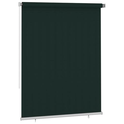 Udendørs rullegardin 180x230 cm HDPE mørkegrøn