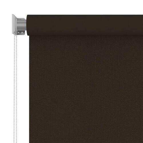 Udendørs rullegardin 160x140 cm HDPE brun