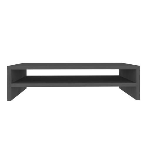 Skærmholder 50x24x13 cm massivt fyrretræ grå