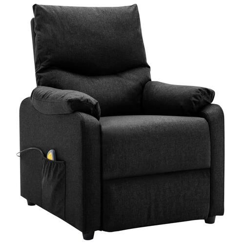 Massagestol stof sort