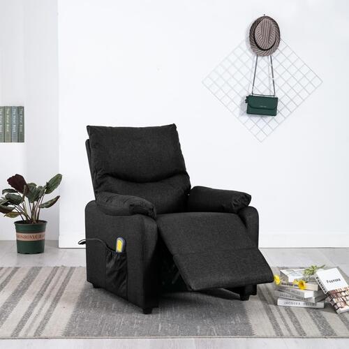 Massagestol stof sort