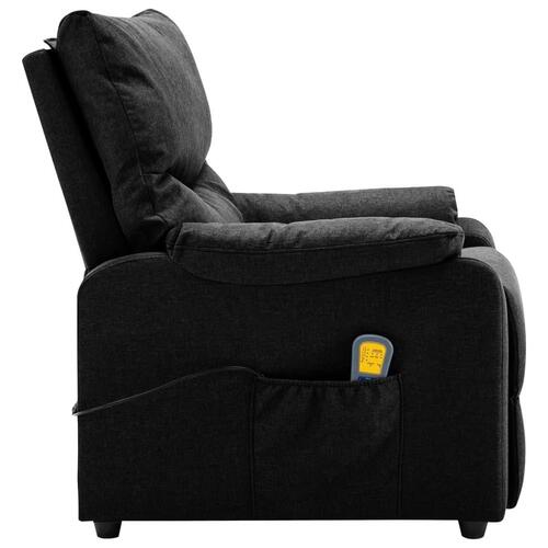 Massagestol stof sort
