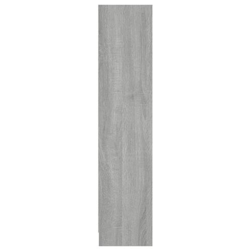 Bogreol 60x24x109 cm konstrueret træ grå sonoma-eg
