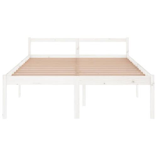 Seniorseng 150x200 cm kingsize massivt fyrretræ