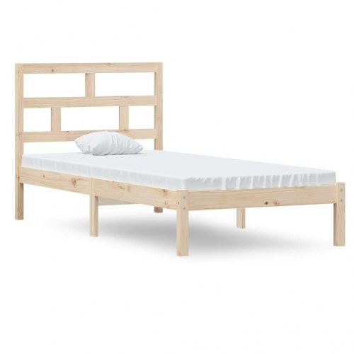 Sengeramme 90x190 cm Single massivt træ