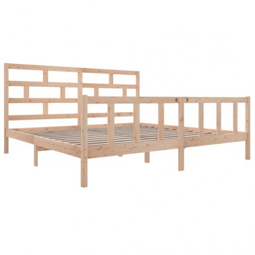 Sengeramme 180x200 cm massivt fyrretræ