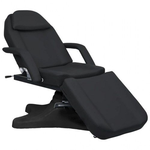 Massagebord 180x62x(86,5-118) cm sort