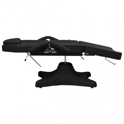 Massagebord 180x62x(86,5-118) cm sort