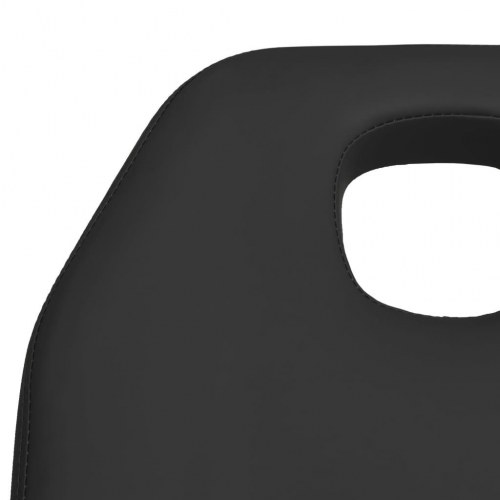 Massagebord 180x62x(86,5-118) cm sort