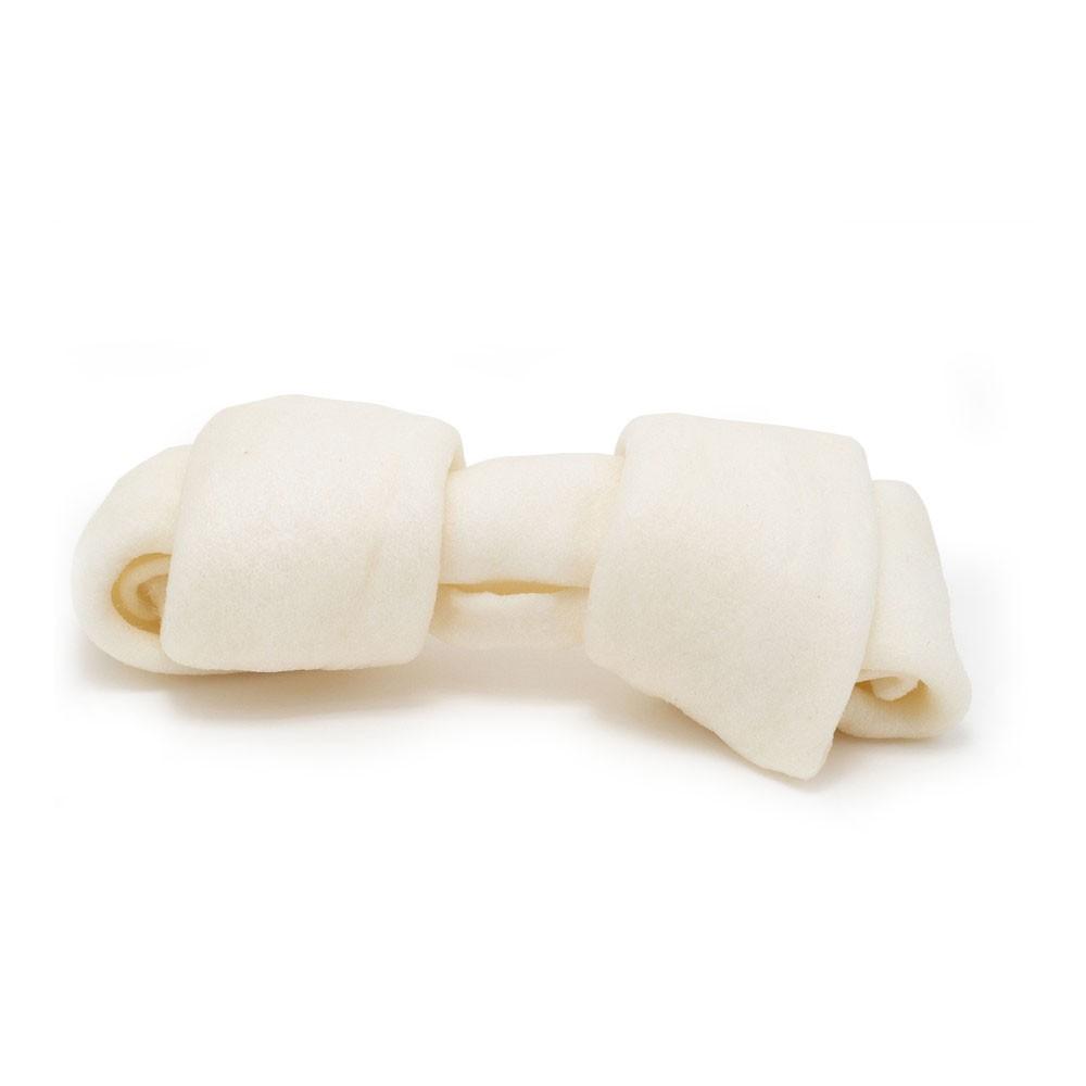 Hundegodbid - Gloria Rawhide knude, tyggeben 10-12 cm (50 stk)