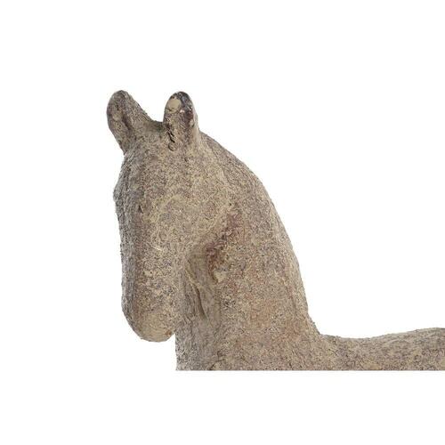 Dekorativ figur Hest Harpiks Kolonistil (54 x 19 x 50 cm)