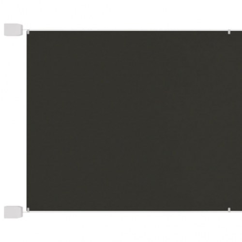 Lodret markise 180 × 1.200 cm i oxfordstof - antracitgrå