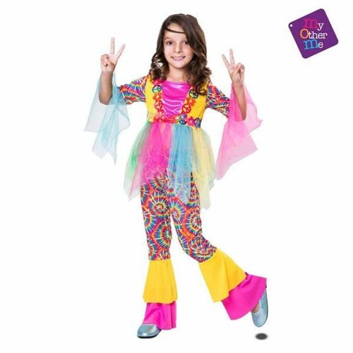 Hippie kostume til børn - Girl, 5-6 år