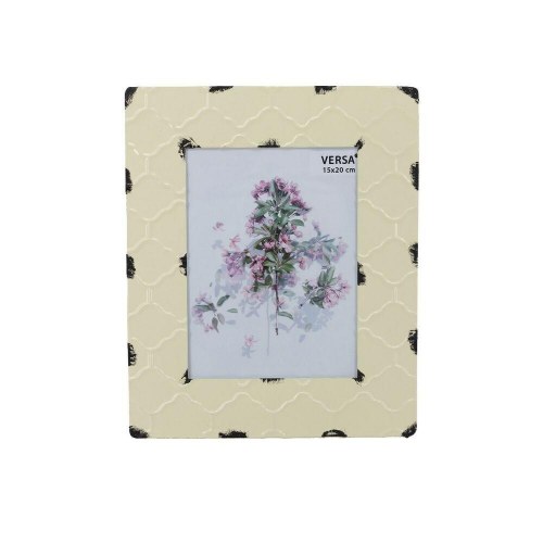 Versa Congo fotoramme i metal - hvid, 15×20 cm
