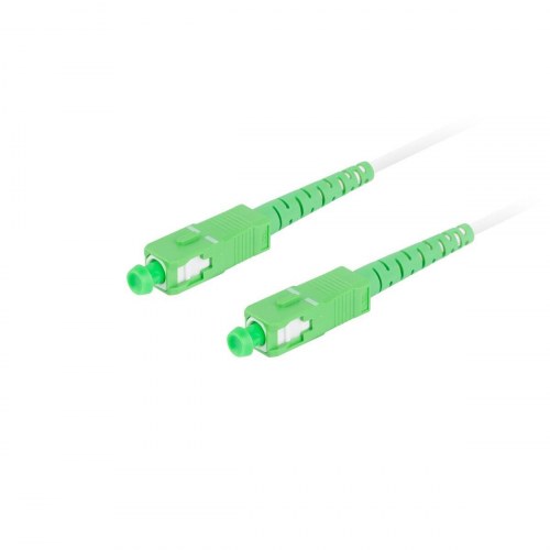 Netværkskabel fiber Lanberg SC/APC - 2,5 m, hvid