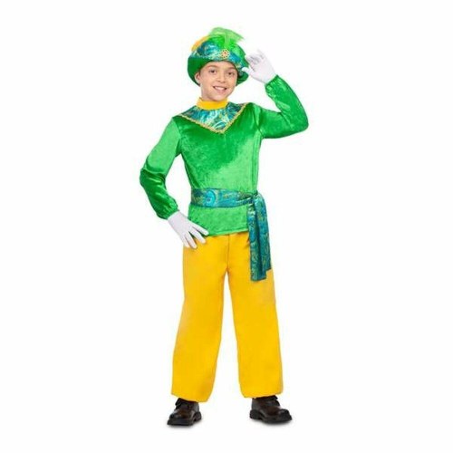 Børnekostume - grøn hat, jakke og bukser (10-12 år)