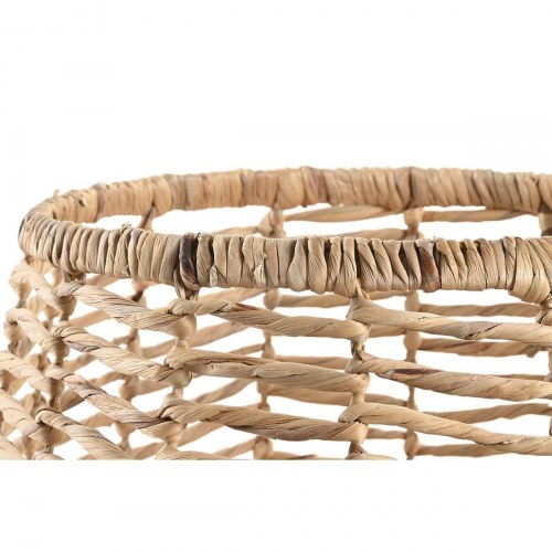 Kurvesæt Natur Naturlig fiber Boho 48 x 48 x 33 cm 2 Dele