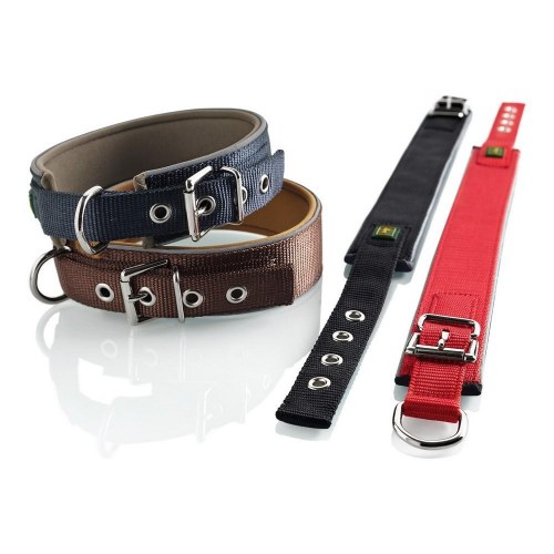 Hundehalsbånd Hunter Neoprene Reflect - Sort 39-46 cm