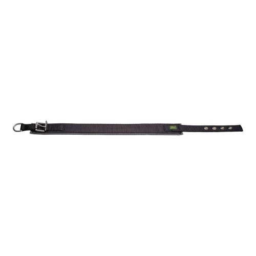 Hundehalsbånd Hunter Neoprene Reflect - Sort 39-46 cm