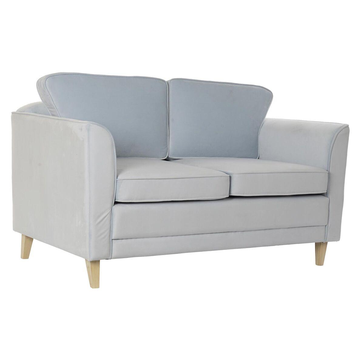 Sofa Blå Himmelblå Træ Moderne Sixties 136