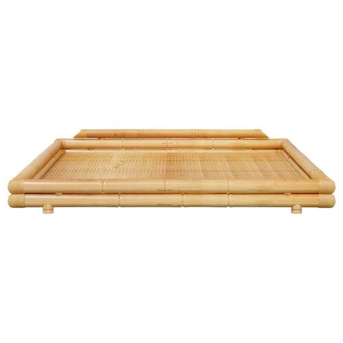 Sengeramme 200x200 cm bambus