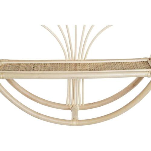 Hylder Væg Natur Rattan 2 Hylder (60 x 14 x 60 cm)