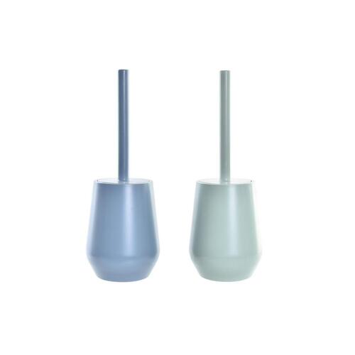 Toiletbørste Grøn polystyren 12 x 12 x 34,5 cm (2 enheder)