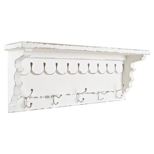 Knagerække til væggen Gran Metal Romantisk (80 x 18 x 30 cm)