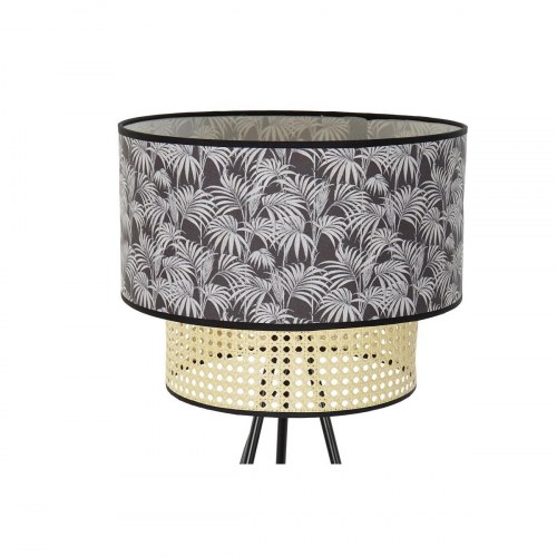 Gulvlampe - natur/sort, palmer, kolonistil, 60 × 60 × 129 cm