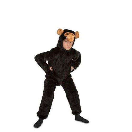 Børnekostume - Abe, sort (5-6 år)