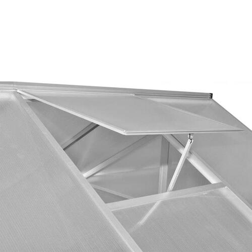 Drivhus 10,53 m² forstærket aluminium
