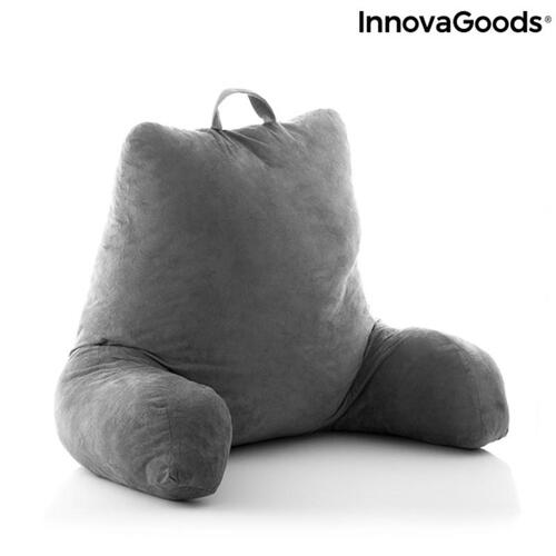 Læsepude med armlæn Huggilow IG815653 Grå (70 x 45 x 45 cm) (OUTLET A)
