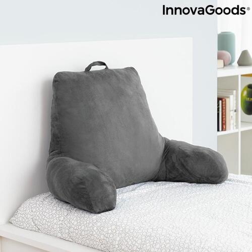 Læsepude med armlæn Huggilow IG815653 Grå (70 x 45 x 45 cm) (OUTLET A)