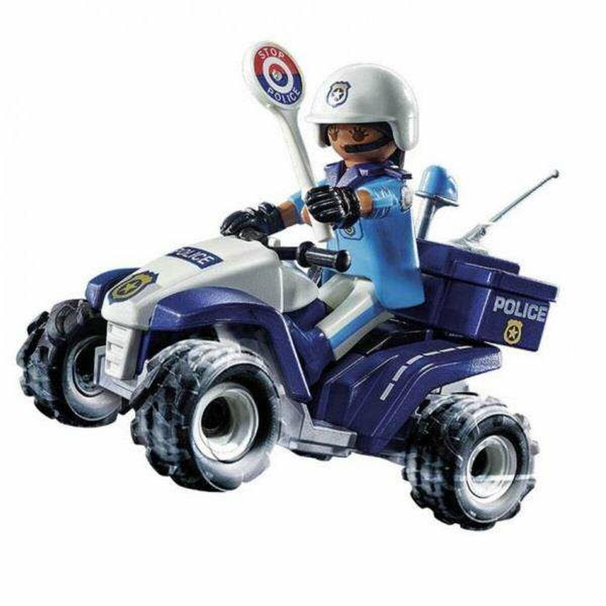 Se Legetøjssæt med køretøjer Playmobil Speed Quad City Action 71092 Politi (21 stk) hos Boligcenter.dk